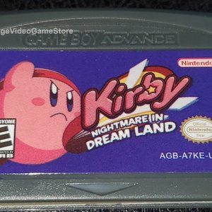 Kirby Nightmare in Dream Land GBA Video Game Boy Advance